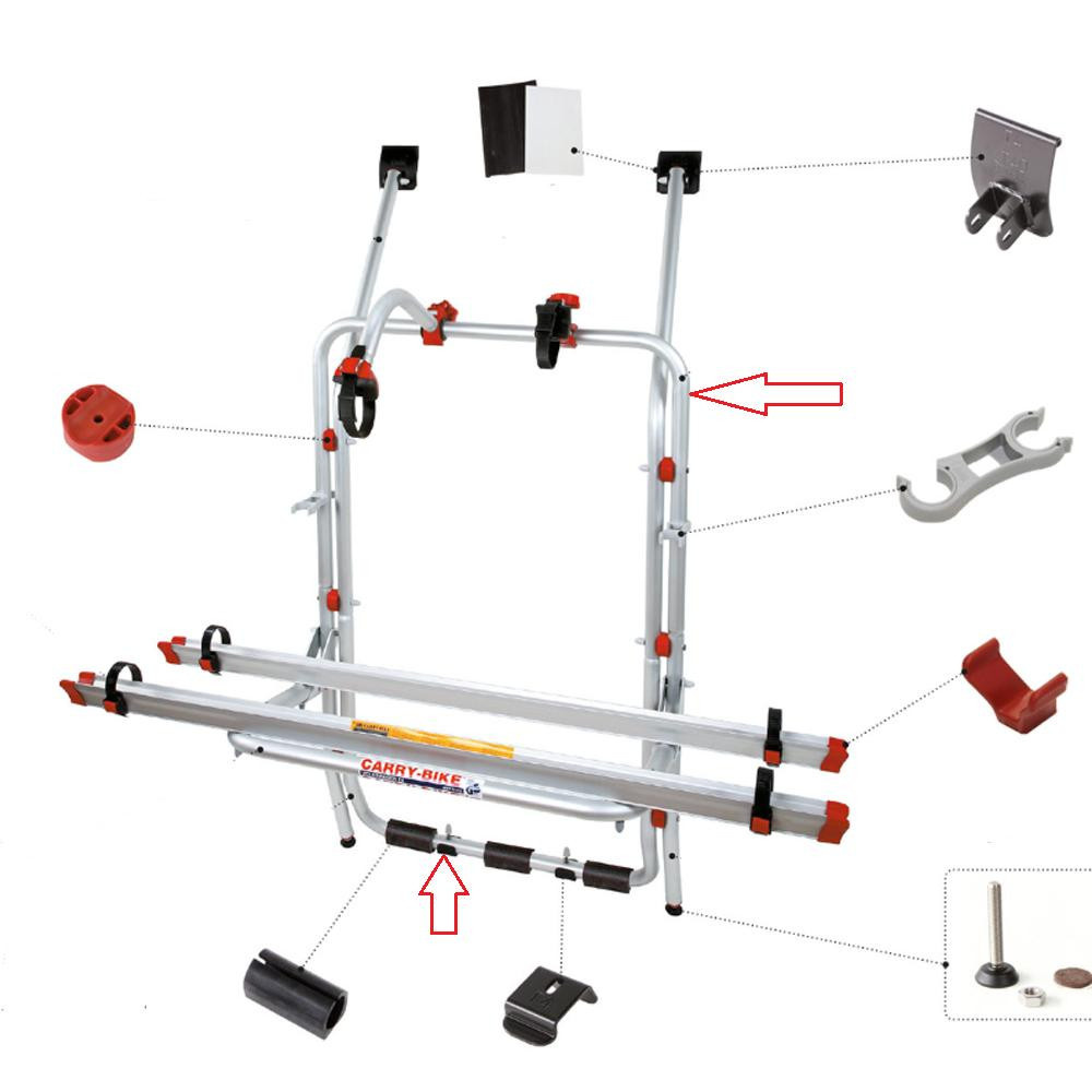 Fiamma Carry-Bike VW T4 Draagbeugel Onder Fiamma Carry-Bike VW T4 Draagbeugel Onder