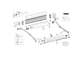 Thule 8000 Knikarmgeleider