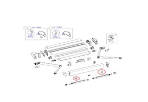 Thule Anti rattling support arm 6200/9200