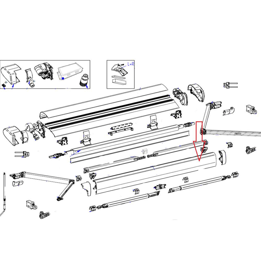 Thule 6300 Lead Rail 5.00 Wit Thule 6300 Lead Rail 5.00 Wit