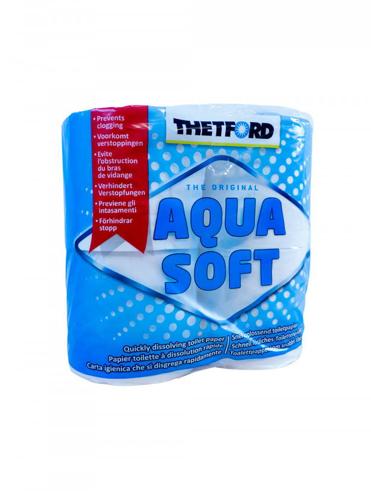 Thetford Aqua Soft Toiletpapier 4 Rollen Thetford Aqua Soft Toiletpapier 4 Rollen