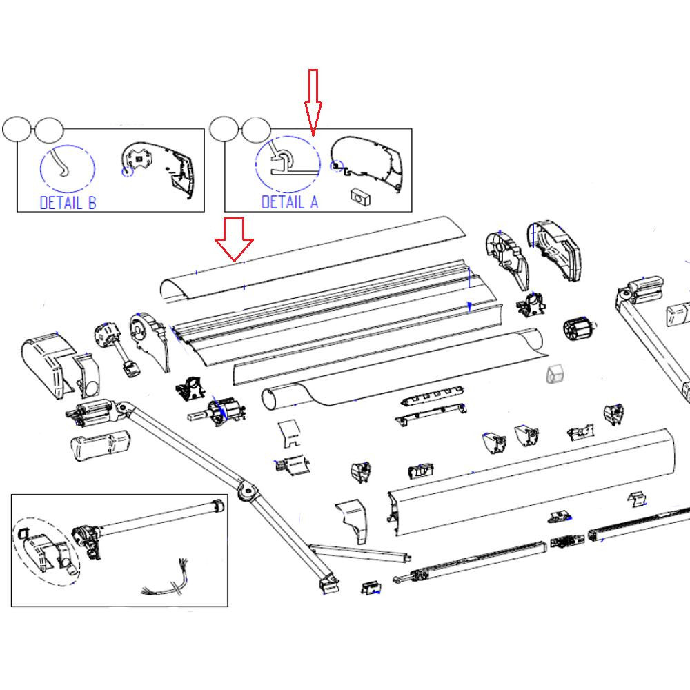 Thule Cover Housing 9200 4.50 Wit V2 Thule Cover Housing 9200 4.50 Wit V2