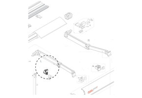Fiamma F80S Bevestigingskit Linker Staander