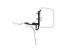 Thule VW T5/T6 Minivan Brandrup Rail Adapter 3200