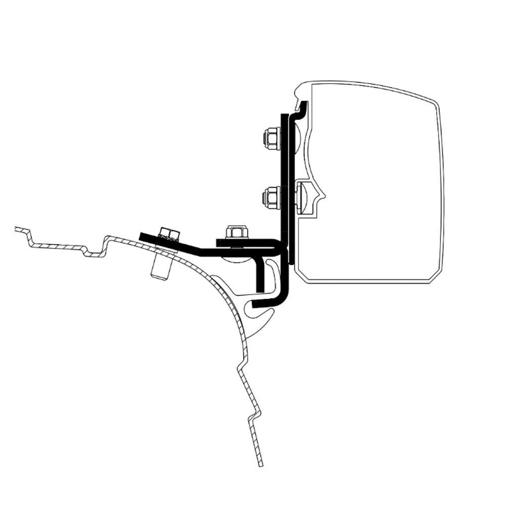 Thule VW T5/T6 Minivan Brandrup Rail Adapter 3200 Thule VW T5/T6 Minivan Brandrup Rail Adapter 3200