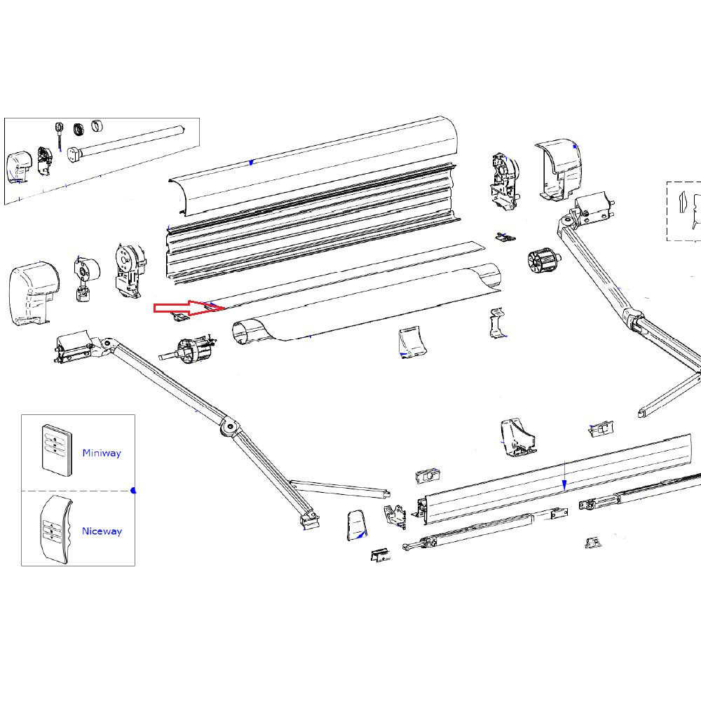 Thule Mainhousing Bottom 8000 6meter