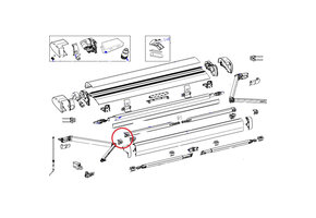 Thule Eindkap Tension Arm LH+RH 5200/6300