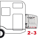 Fiamma Bike Cover S 2/3 Fietsen Achterwand