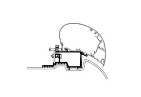 Thule Mercedes Sprinter >2007/VW Crafter Adapter 2007-2016