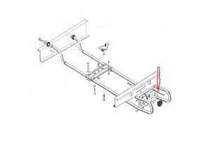 AL-KO Reservewielbeugel EH1 Veiligheidsketting