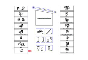 Thule Connection Pieces Tension Rafter 3200