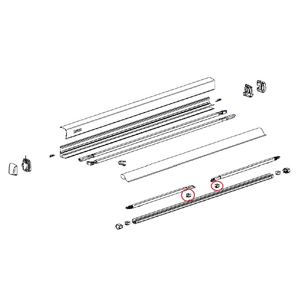 Thule Anti Rattling Support Arm 3200 2st.