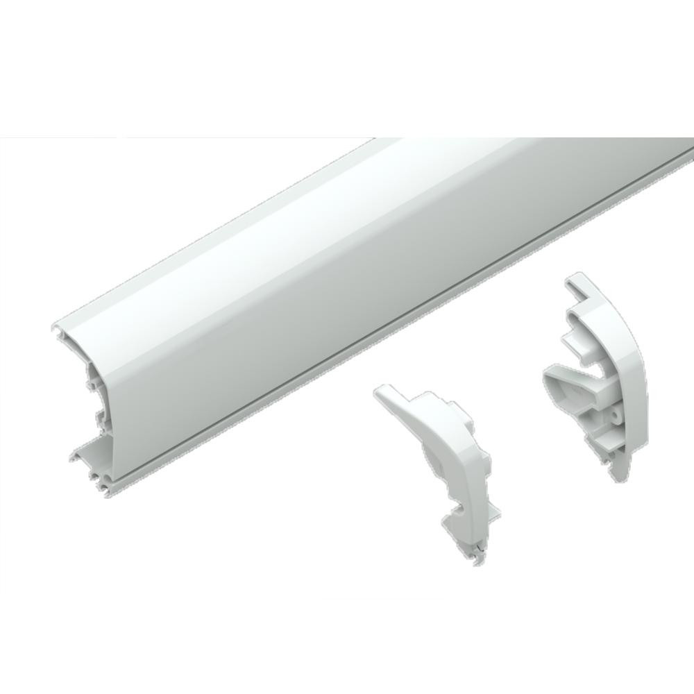 Fiamma F80S Lead Rail met Afdekkap 400 Polar White