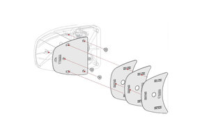 Fiamma Kit Spacer Safe Door >2017 Wit