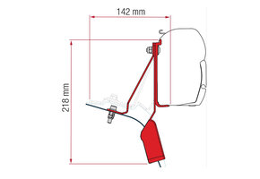 Fiamma Ford Custom Nugget Lift Roof Kit H1-L1 >2015 F45
