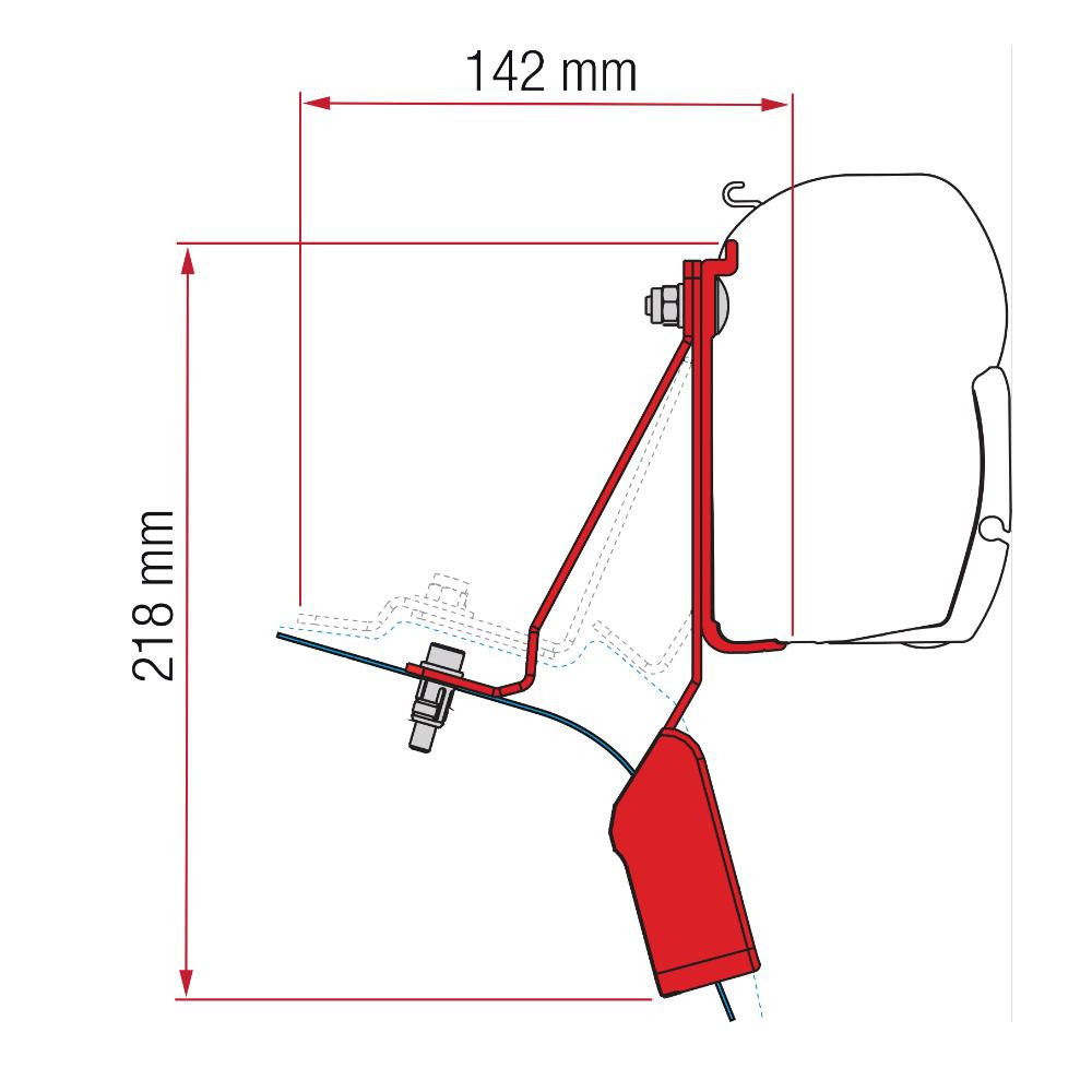 Fiamma Ford Custom Nugget Lift Roof Kit H1-L1 >2015 F45