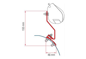 Fiamma VW Caddy Maxi Lift Roof Kit H1-L1 >2016 F35