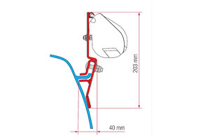 Fiamma VW T3/T3 Lift Roof Kit H1 1979-1990 F35