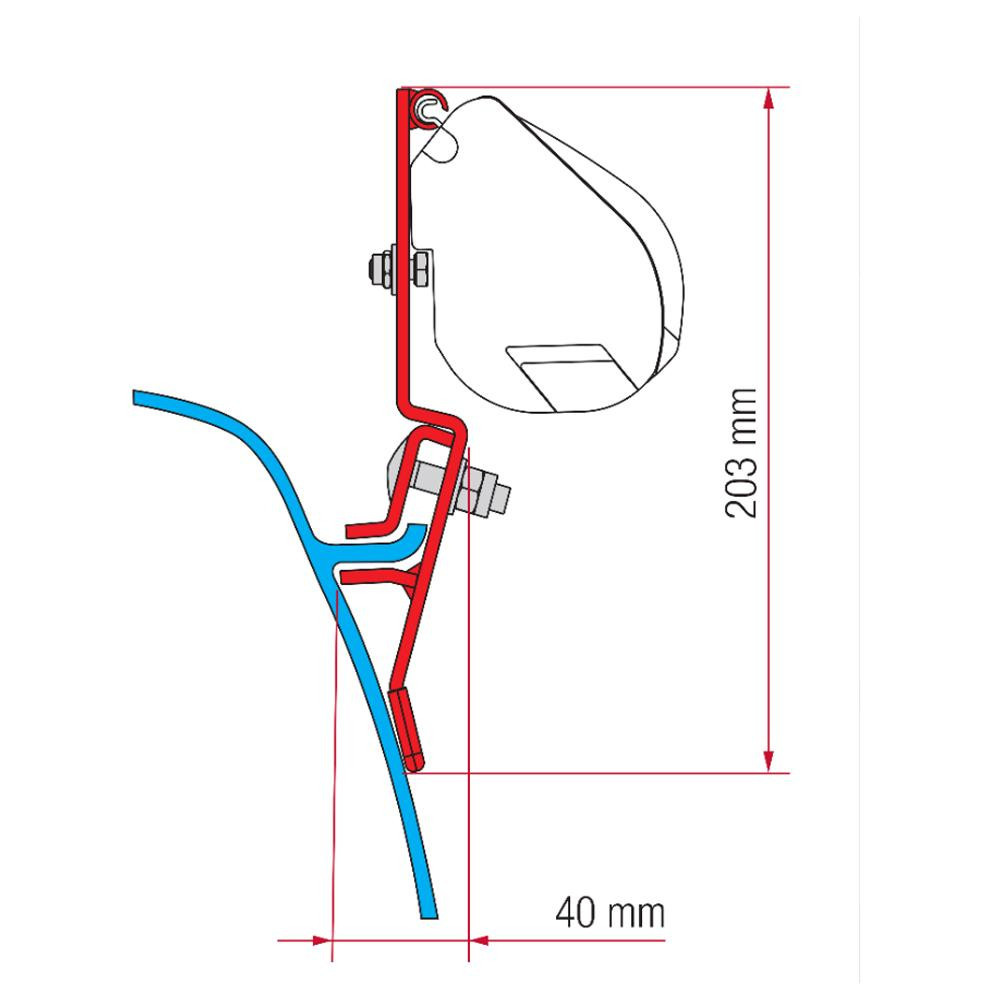 Fiamma VW T3/T3 Lift Roof Kit H1 1979-1990 F35