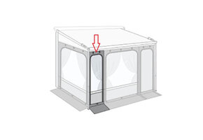 Fiamma Voorwand Paneel 100 F45/F80/ZIP/ZIP XL