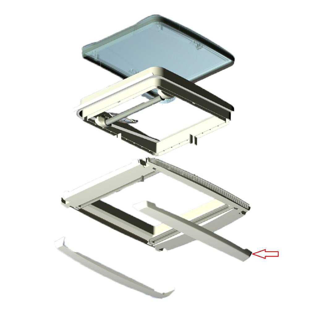 MPK VisionStar M Pro Afdekkappen Binnenkader Crème MPK VisionStar M Pro Afdekkappen Binnenkader Crème