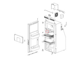 Thetford Schroef en Afdekkapje Binnenkant  (4x) T1090