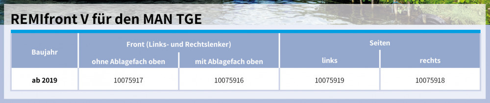 Remifront 5 MAN TGE>2019 / VW Crafter>2017 Zijraam L Remifront 5 MAN TGE>2019 / VW Crafter>2017 Zijraam L