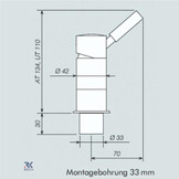 Reich Douchemengkraan Trend E Slangaansluiting 33mm Reich Douchemengkraan Trend E Slangaansluiting 33mm