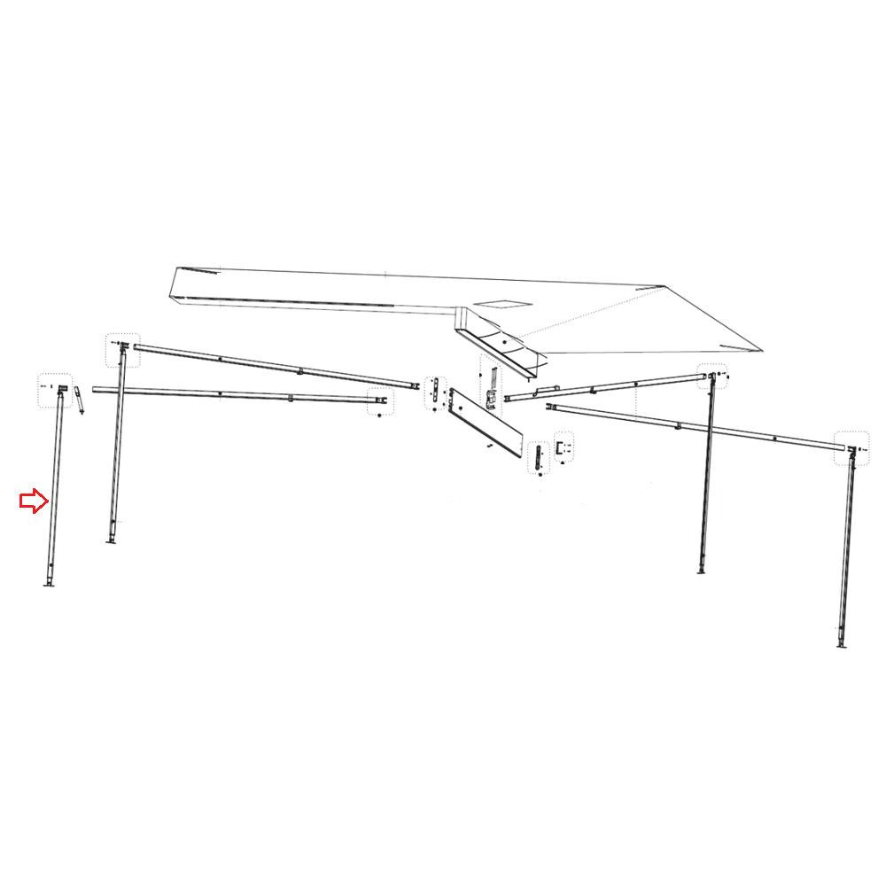 Fiamma Compass Staander Rechts