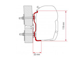 Fiamma Hymer Adapter >2016 450 F45