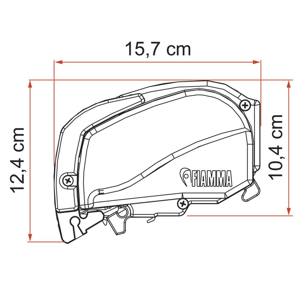 Fiamma F80L 600 Polar White-Royal Blue