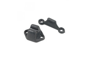 Deurvanger 2-delig Zwart