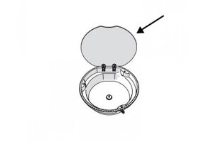 Thetford Spoelbak Glasplaat Striped SBL3000