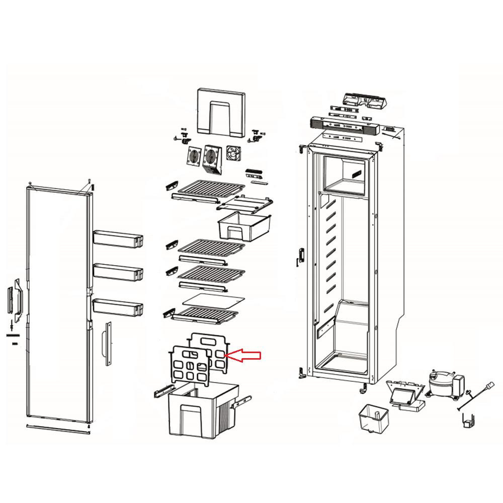 Thetford Groentenbak Verdeler T2152