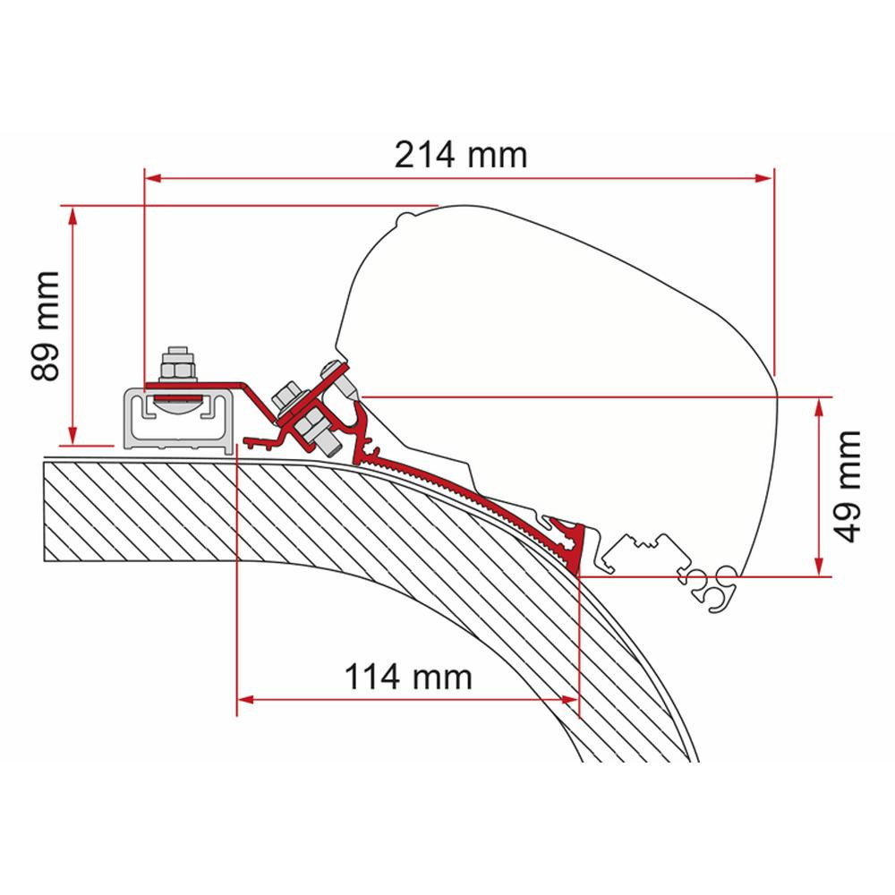 Fiamma Rapido Distinction Adapter 600 F65/F80