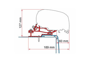 Fiamma Rapido C-Line Adapter 425 F65/F80