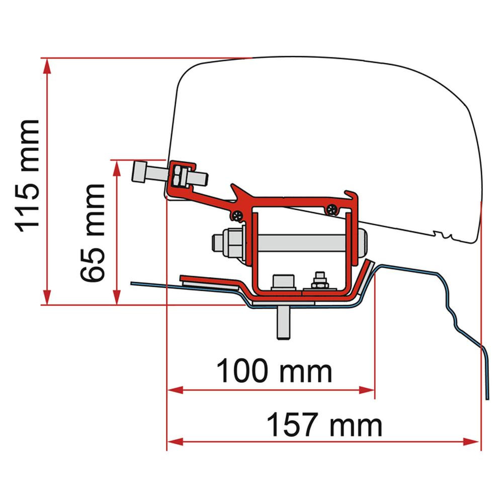 Fiamma Renault Trafic Kit H1-L1 >2014 F40Van