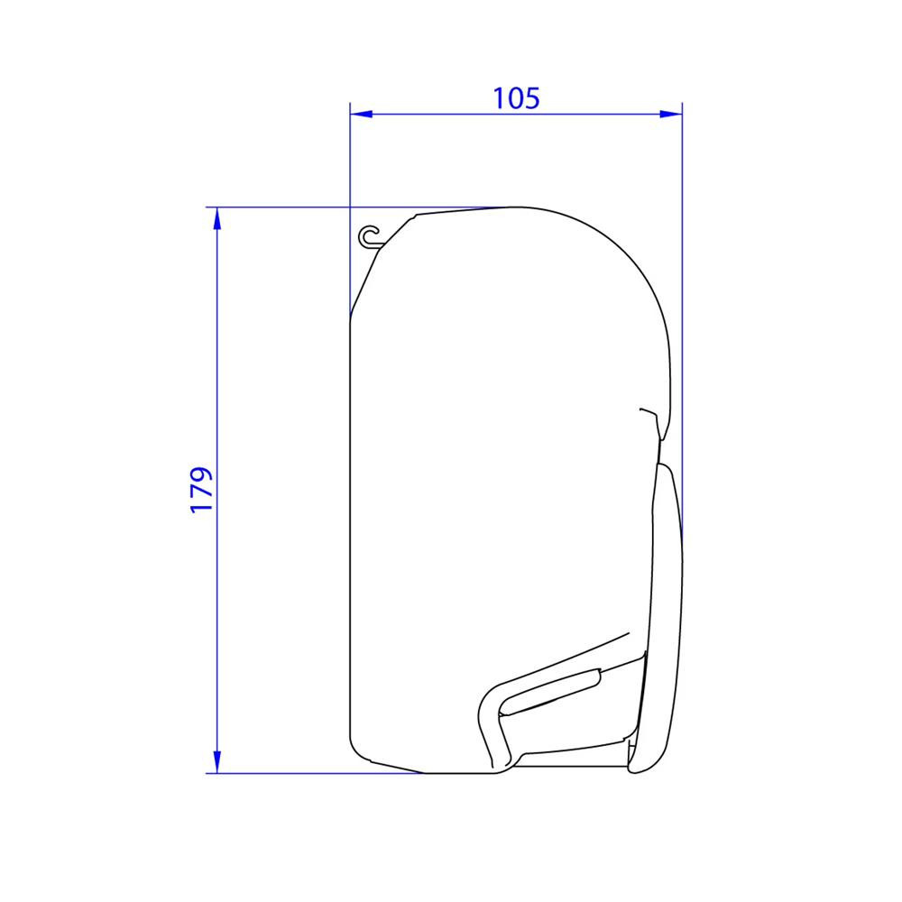 Thule 8000 230V 500 Antraciet-Mystic Grey
