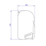 Thule 8000 230V 600 Antraciet-Mystic Grey