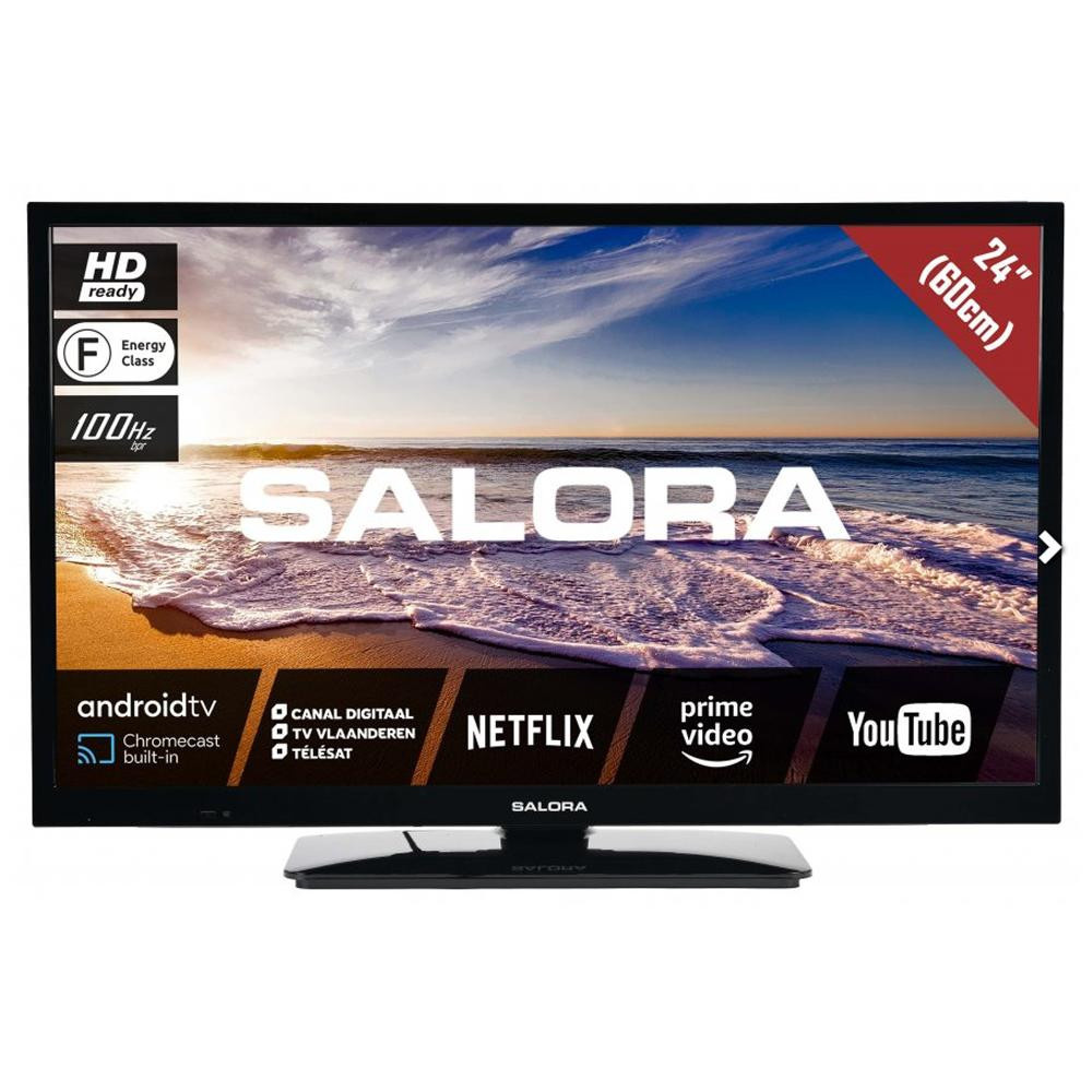 Salora 24'' TV Travel LED Android Chromecast Wifi Salora 24'' TV Travel LED Android Chromecast Wifi