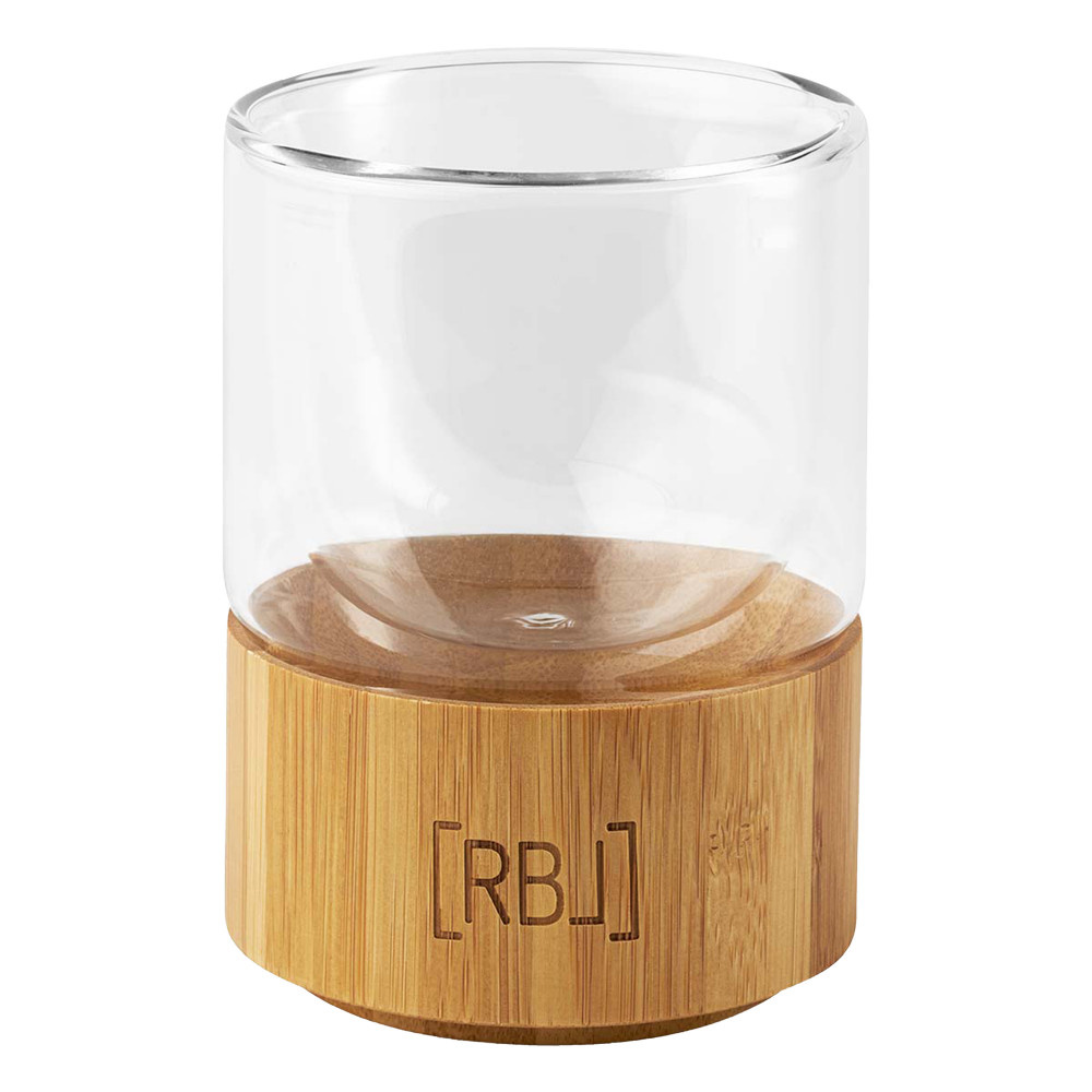 RBL Theeglas 200ml Bamboe RBL Theeglas 200ml Bamboe