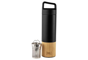 RBL Thee Thermosfles 530ml Bamboe/Zwart