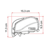 Fiamma F80S Ducato 320 Deep Black-Royal Grey