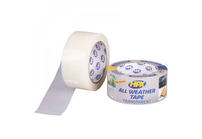 HPX All Weather Tape Transparant 25mtr