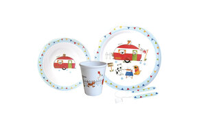 Kinderservies Charlies Caravan