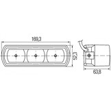 Hella Dagrijverlichting LED met Positielicht 12/24V Hella Dagrijverlichting LED met Positielicht 12/24V