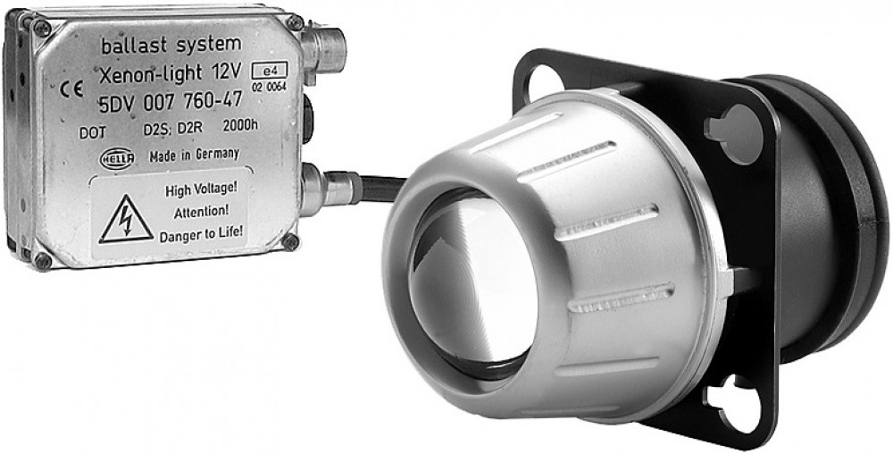 Hella Dimlicht Premium Xenon D2S Aluminium Designpaneel