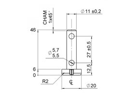 AL-KO Ansatzbuschse Reservewielbeugel