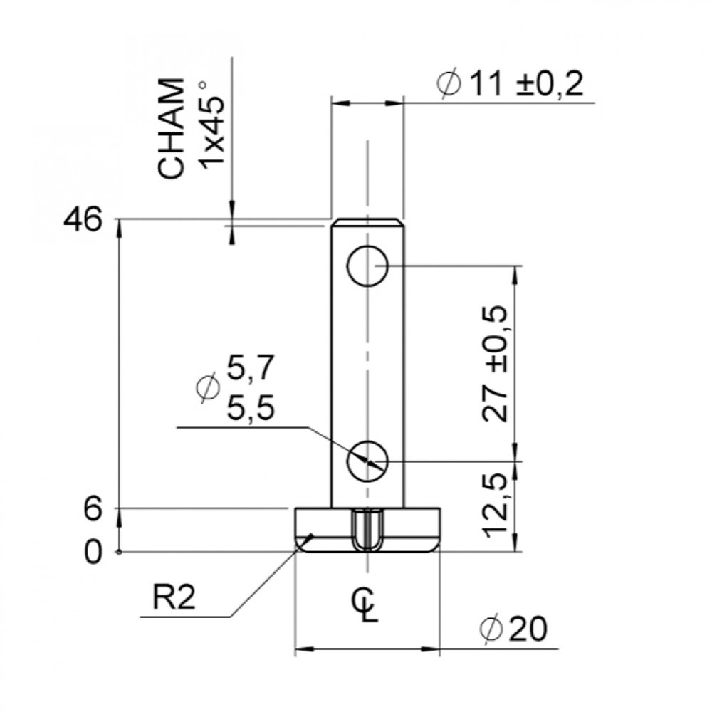 AL-KO Ansatzbuschse Reservewielbeugel AL-KO Ansatzbuschse Reservewielbeugel