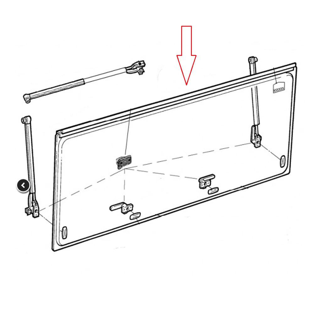 Dometic S4/S5 Kader zonder Raam 70x45 Dometic S4/S5 Kader zonder Raam 70x45